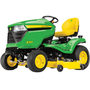 John Deere X390 Lawn Tractor with 54-In. Accel Deep Deck