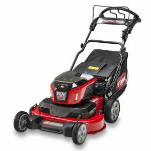 TORO 60V MAX* 30 in. eTimeMaster™ Personal Pace Auto-Drive™ Battery-Powered Lawn Mower (Model 21493 w/ 10Ah + 5Ah + 2.5Ah Batteries)